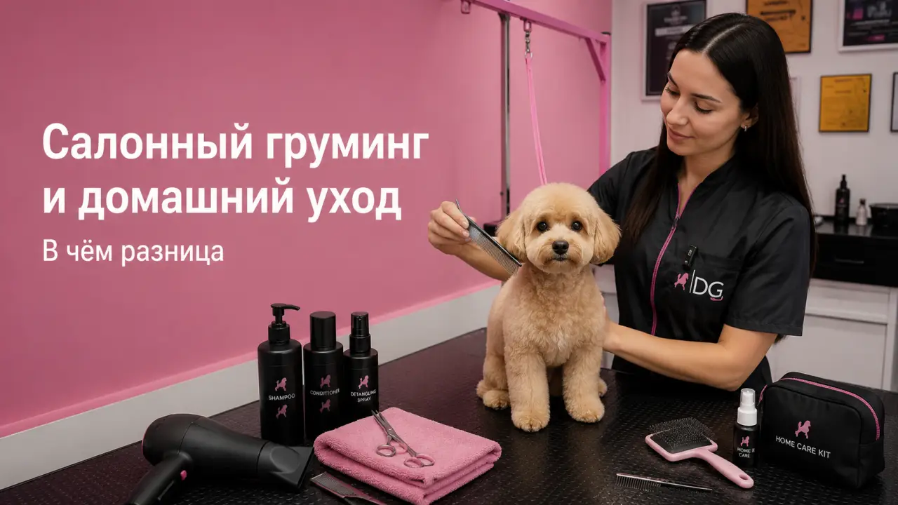 Обложка статьи чем салонный груминг отличается от домашнего ухода в DELTA GROOMING Бендеры