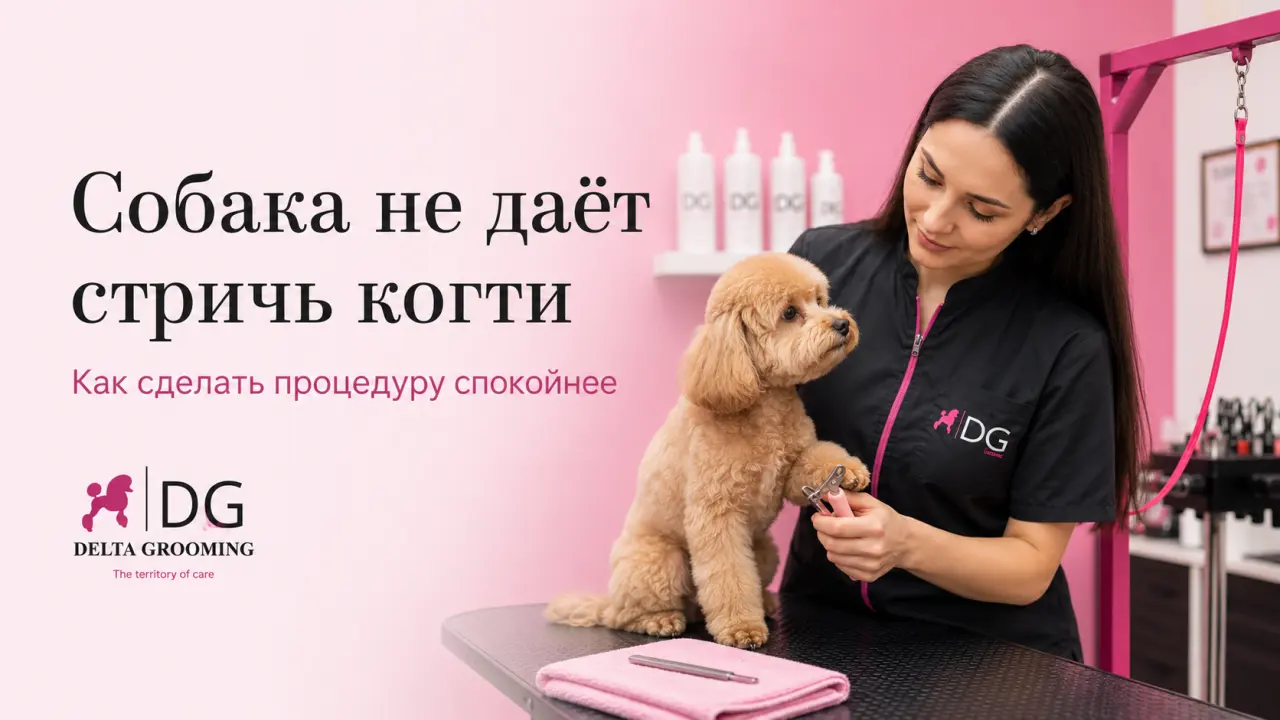 Стрижка когтей собаке в DELTA GROOMING Бендеры