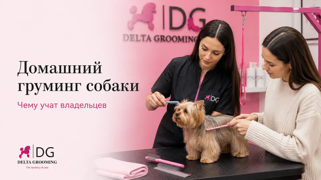 Обучение домашнему грумингу собаки DELTA GROOMING