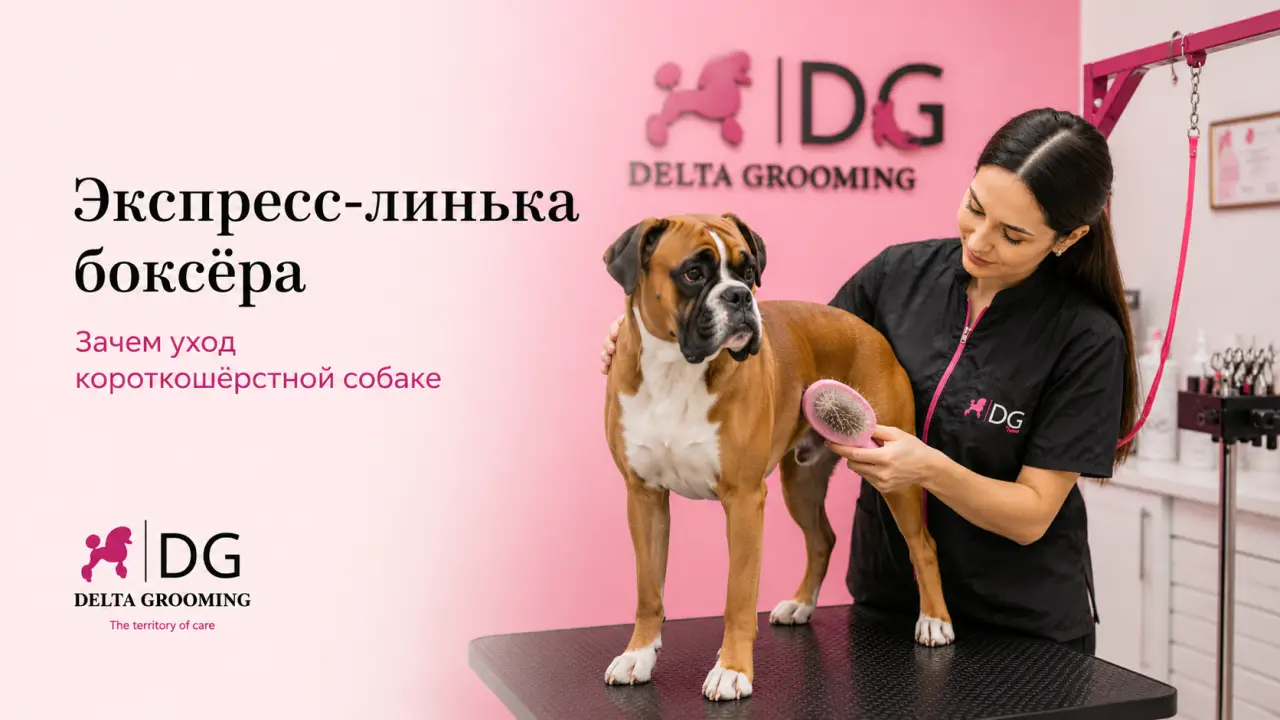 Экспресс-линька боксёра в DELTA GROOMING Бендеры