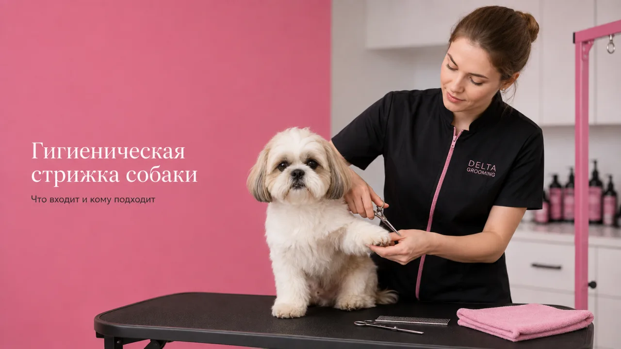 Гигиеническая стрижка собаки в DELTA GROOMING Бендеры