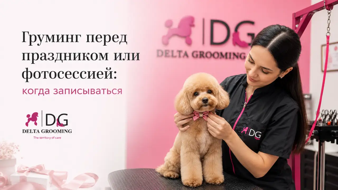 Обложка статьи груминг перед праздником или фотосессией DELTA GROOMING Бендеры