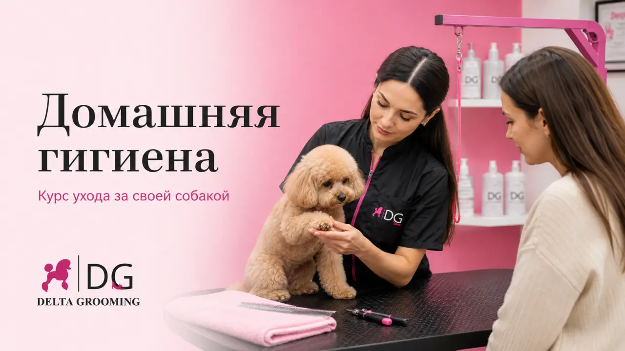 Курс домашней гигиены и ухода за собакой DELTA GROOMING