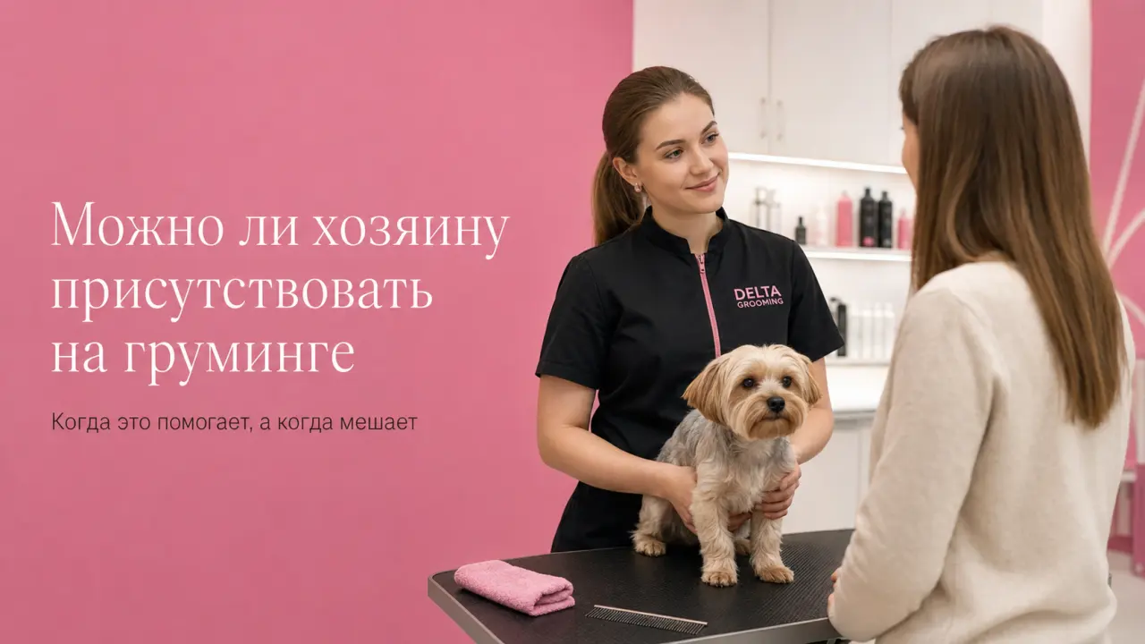 Консультация владельца с грумером в DELTA GROOMING