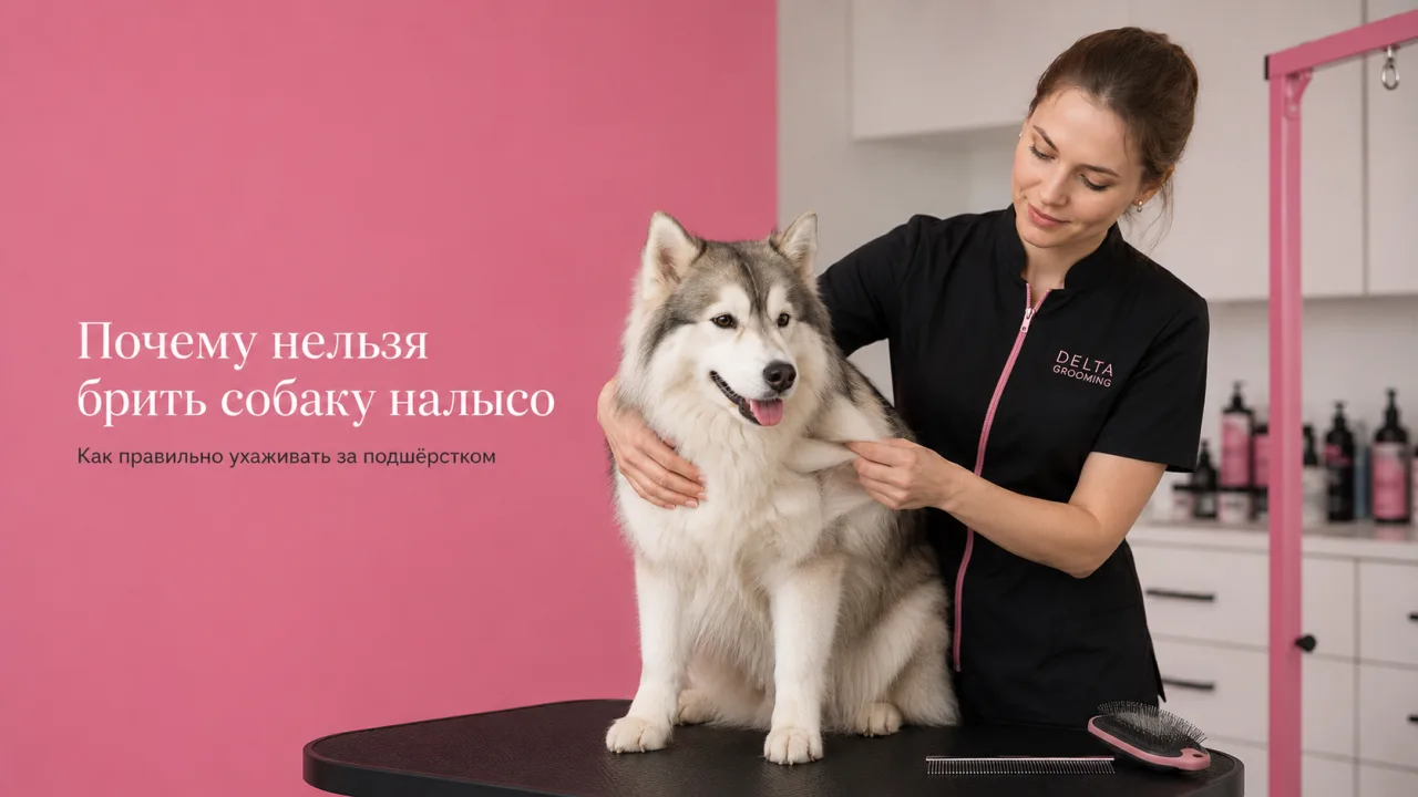 Собака с густым подшёрстком в DELTA GROOMING Бендеры