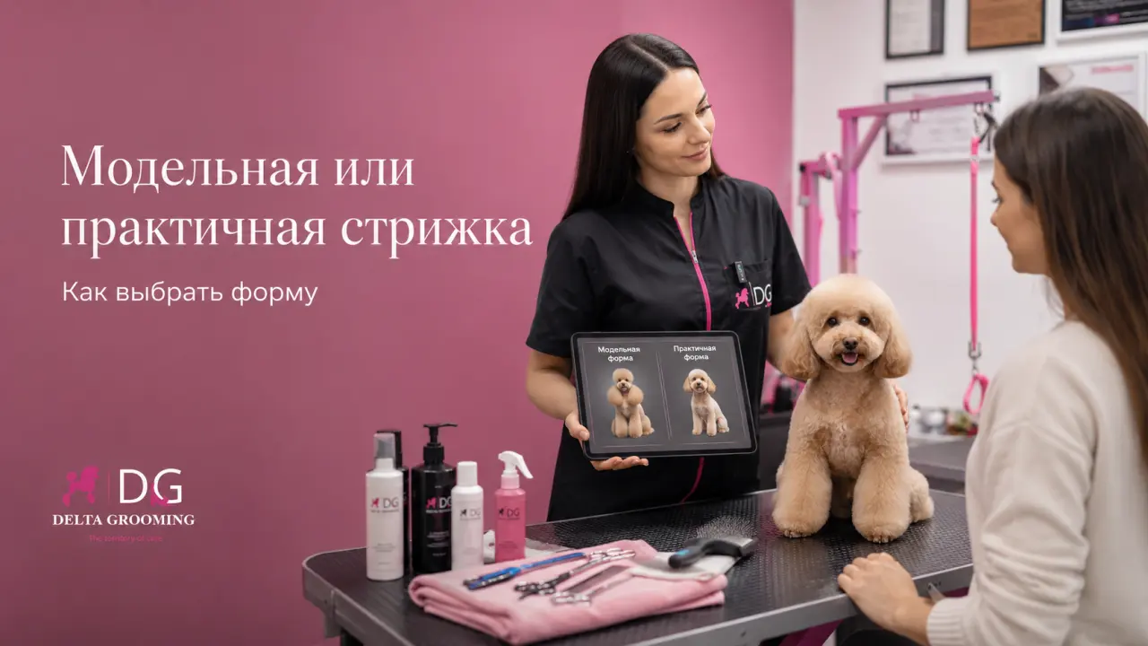 Обложка статьи про выбор стрижки собак в DELTA GROOMING Бендеры