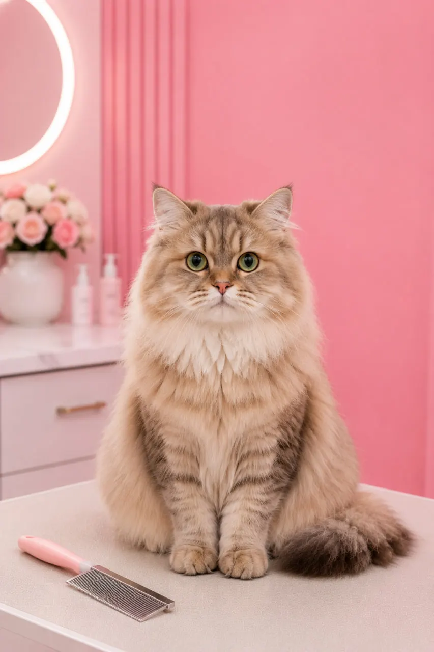 Кот — аккуратный груминг